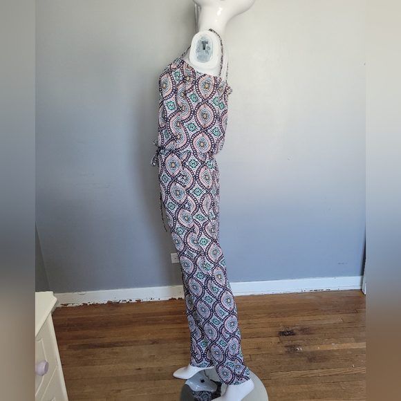 Molly Bracken Geometric Jumpsuit, VGUC, Size M - Picture 3 of 8